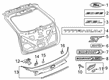 Ford Police Interceptor Sedan Emblem Diagram - 5F9Z-7442528-EA