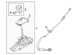 Ford Automatic Transmission Shift Levers Diagram - HL3Z-7213-HB