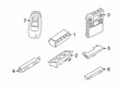 Ford Transit Connect Antenna Diagram - KT1Z-15603-B