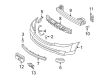 2009 Lincoln MKZ License Plate Diagram - 6H6Z-17A385-AA