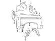 1984 Lincoln Town Car Emblem Diagram - E4LY-6342528-A