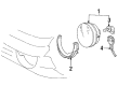 Mercury Topaz Fog Light Diagram - F23Z15200A