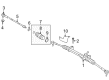 2009 Ford Escape Steering Gear Box Diagram - AL8Z-3504-BRM