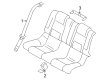 Ford Mustang Seat Belt Diagram - 8R3Z-63611B08-AA