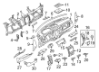 2014 Ford F-150 Steering Column Cover Diagram - BL3Z-1504459-AD