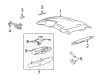 Lincoln Sun Visor Diagram - 6W1Z-5404098-AB