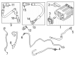 Ford Transit-250 Crankcase Breather Hose Diagram - LK4Z-9D667-G