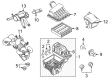 2010 Lincoln Navigator Air Duct Diagram - 9L7Z-9B659-A