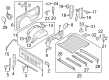 Ford F-150 Floor Pan Diagram - ML3Z-9511215-B