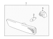 2009 Mercury Mountaineer Side Marker Light Diagram - 5L9Z-15A201-AA