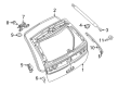 2011 Lincoln MKX Lift Support Diagram - BA1Z-78406A10-A