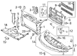 Ford Special Service Police Sedan Air Deflector Diagram - AG1Z-8327-A