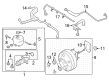 2024 Ford F-250 Super Duty Brake Booster Vacuum Hose Diagram - PC3Z-2420-C