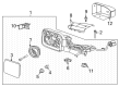 Ford Bronco Side Marker Light Diagram - M2DZ-13B374-A