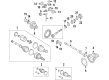 Lincoln CV Boot Diagram - AL1Z-4L537-A