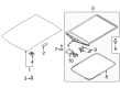 2022 Ford Transit Connect Weather Strip Diagram - DT1Z-1751884-BA