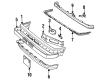 1990 Ford Ranger Spoiler Diagram - E9TZ-17626-A