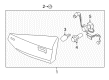 2020 Ford Fusion Bumper Reflector Diagram - KS7Z-13404-G