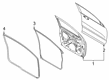 2019 Ford Ranger Door Seal Diagram - KB3Z-2120709-A