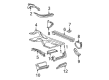 2001 Ford E-250 Econoline Floor Pan Diagram - 4C2Z-1511135-AA