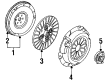 1997 Mercury Tracer Pressure Plate Diagram - 6S4Z-7L596-A