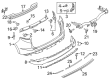 Ford Edge Bumper Diagram - FT4Z-17K835-K