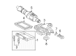 2006 Ford F-250 Super Duty Air Filter Box Diagram - 5L1Z-9A600-AA