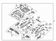 Ford Bronco Sport Rear Crossmember Diagram - LX6Z-7811644-G