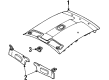 1998 Ford Escort Sun Visor Diagram - F8CZ5404105DAE