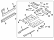 2022 Ford Escape Floor Pan Diagram - LX6Z-7811135-M