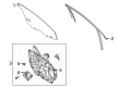 Ford Escape Window Run Diagram - LJ6Z-7821597-E