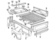 1991 Ford F-250 Door Handle Diagram - E8TZ-9943400-A