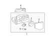 Ford Explorer Sport Trac Car Mirror Diagram - 6L2Z-17K707-A