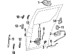 2000 Ford Windstar Door Handle Diagram - 4F2Z-1726604-BAJ