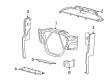 Ford F-250 Super Duty Radiator Support Diagram - 6C3Z-16138-AA