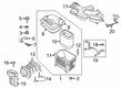 Ford F-350 Super Duty Brake Booster Vacuum Hose Diagram - HC3Z-9C490-L