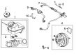 Ford Maverick Brake Booster Diagram - PZ6Z-2005-A