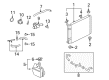 1995 Mercury Tracer Thermostat Diagram - KU2Z-8575-A