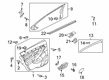 2010 Ford Taurus Weather Strip Diagram - AG1Z-5425861-A