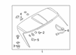 Lincoln Spoiler Diagram - KA1Z-5844210-AA