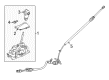 2014 Ford Police Interceptor Sedan Automatic Transmission Shift Levers Diagram - DG1Z-7213-AC