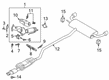 2021 Ford Edge Muffler Hanger Straps Diagram - F2GZ-5A262-A