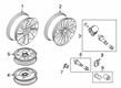 2019 Lincoln Nautilus Spare Wheel Diagram - KA1Z-1007-E