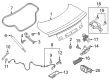 2017 Ford Mustang Lift Support Diagram - FR3Z-76406A10-B