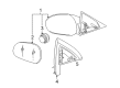 2007 Ford Mustang Car Mirror Diagram - 6R3Z-17682-AA