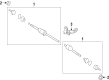 Ford Explorer Axle Shaft Diagram - BB5Z-3B436-L