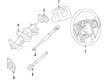 2009 Ford F-350 Super Duty Steering Wheel Diagram - 7C3Z-3600-DA