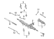 2002 Ford Explorer Sport Trac Rack And Pinion Diagram - 5L2Z-3504-DRM