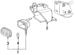 1990 Ford Ranger Fog Light Lens Diagram - E9TZ15L203A