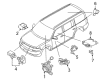 Ford Air Bag Control Module Diagram - DA8Z-14B321-C